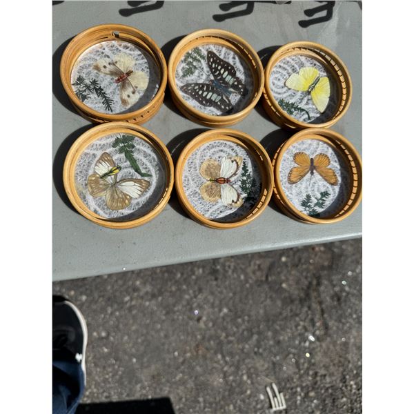 Butterfly coasters