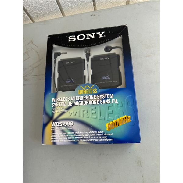 Sony wireless microphone system