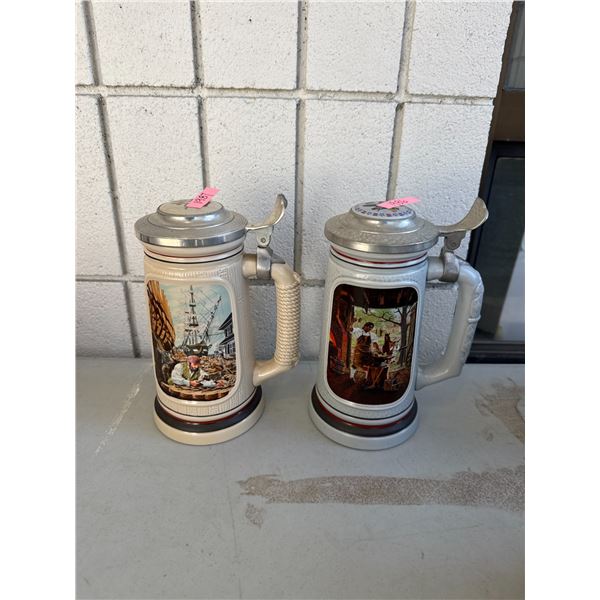 The ship builder and the blacksmith Steins