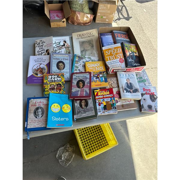 Assorted books
