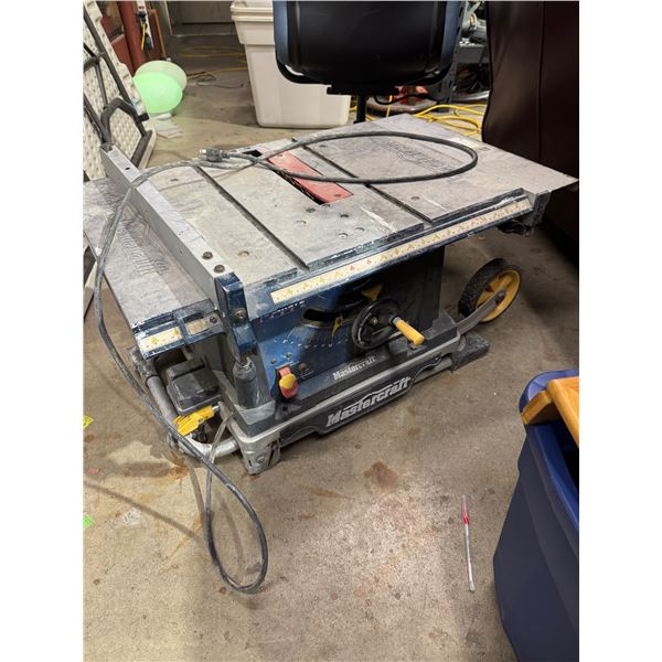 Mastercraft table saw with  stand