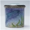 Image 2 : Moorcroft Julie Horne Mini Enamel Box, Dolphin & Manatee
