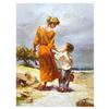Breezy Day at the Beach by Pino (1939-2010)
