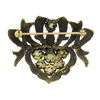 Image 3 : Vintage Victorian Revival 14K Yellow Gold Cabochon Opal Seed Pearl Brooch Pin