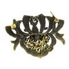 Image 4 : Vintage Victorian Revival 14K Yellow Gold Cabochon Opal Seed Pearl Brooch Pin