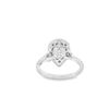 Image 4 : 14kt WG Lady's Pear Shape Diamond Ring