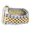 Image 5 : Rolex Mens Two Tone Sapphire Quickset Champagne Diamond Dial Datejust With Rolex