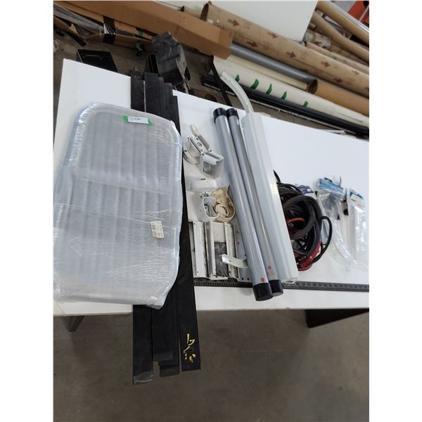 Assorted RV Hardware Pieces, Window 26" x 14"