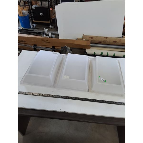 (3) RV Skylight Inner Domes - 24" x 16"