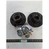 Image 1 : Pair of 6" Hubs, Bearings, Covers