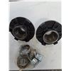 Image 2 : Pair of 6" Hubs, Bearings, Covers