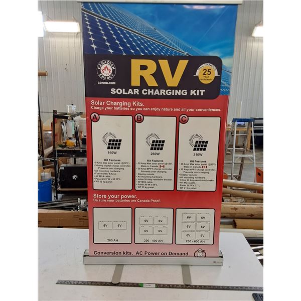 Scroll Advertising Sign - 60" Height