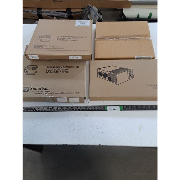 (4) RV Access Doors (Furnace, Burner Housing, Water Heater)