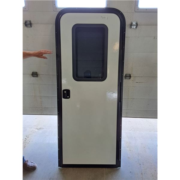 RV Camper Door with Frame & Screen 28" x 70"