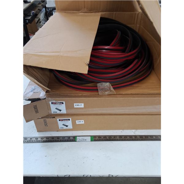 Trim Moulding Strip, (2) Open Boxes of D-Seal Moulding