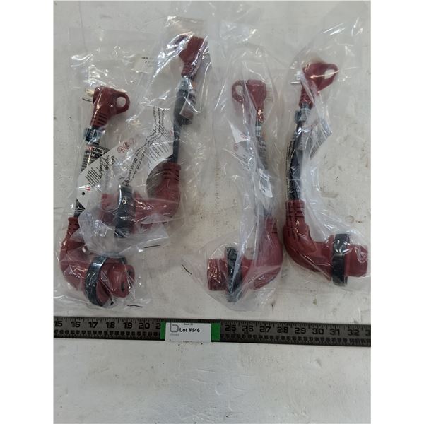(4) Mighty Cord 90-Degree Adaptors