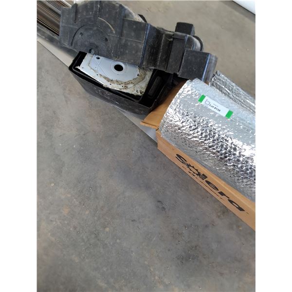 Solera Awning Fabric - Open Box, (17) 2' Angle Irons, Battery Boxes, Panelling, Insulation