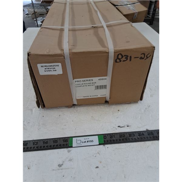 Pro Series 1200lb Round Bar Complete WD Kit - NIB