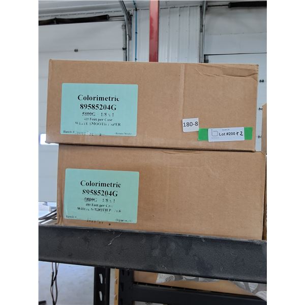 (2) Boxes of Colorimetric Paper (NIB)