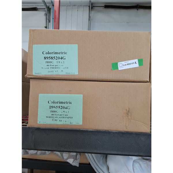 (2) Boxes of Colorimetric Paper (NIB)