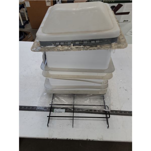 Assorted Used RV Ceiling Vents & Frames