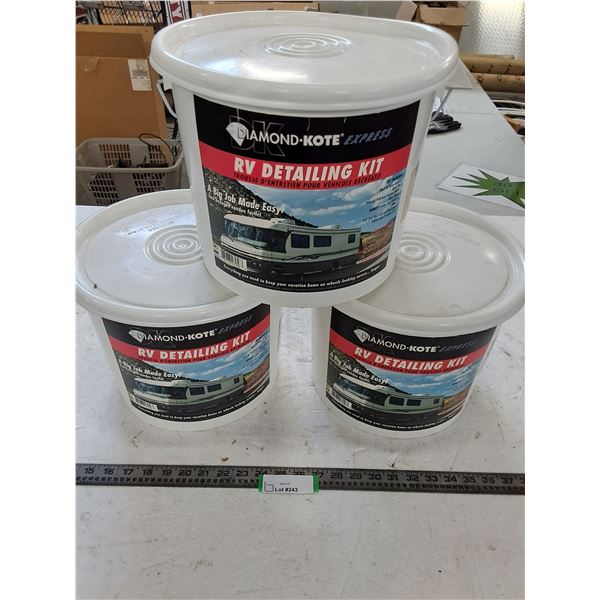 (3) Diamond-Kote RV Detailing Kits