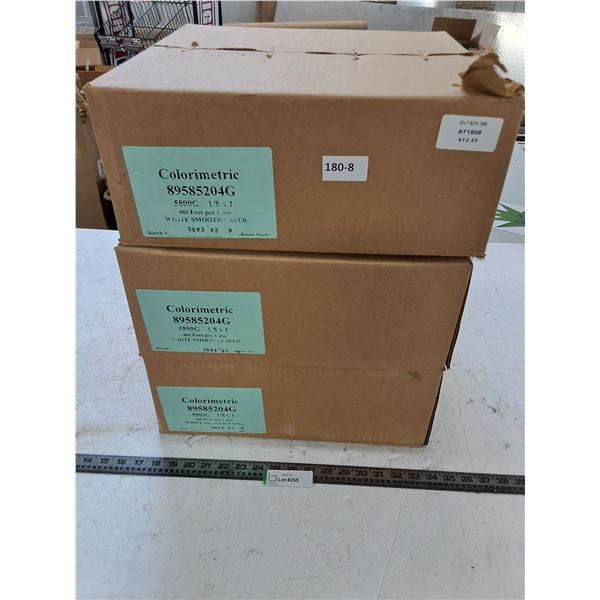 (3) Cases of Colorimetric 1/ 8" x 1" Butyl Tape