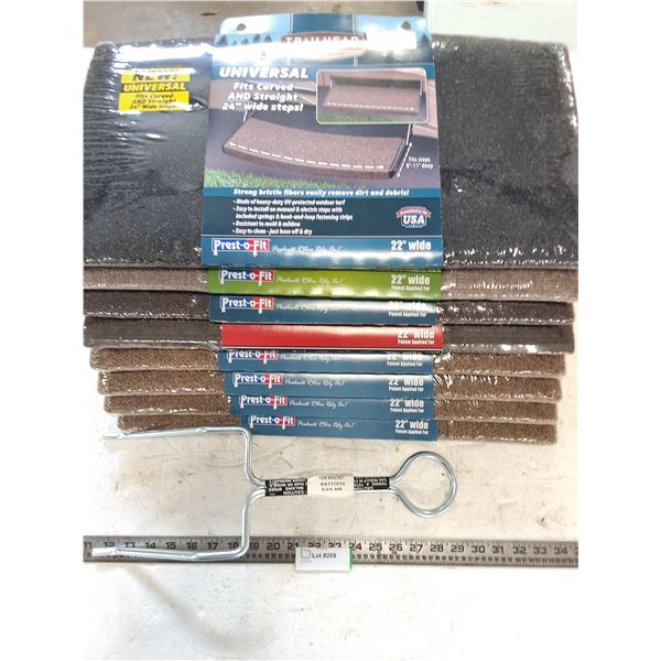 (8) RV Step Covers, Tow Bracket