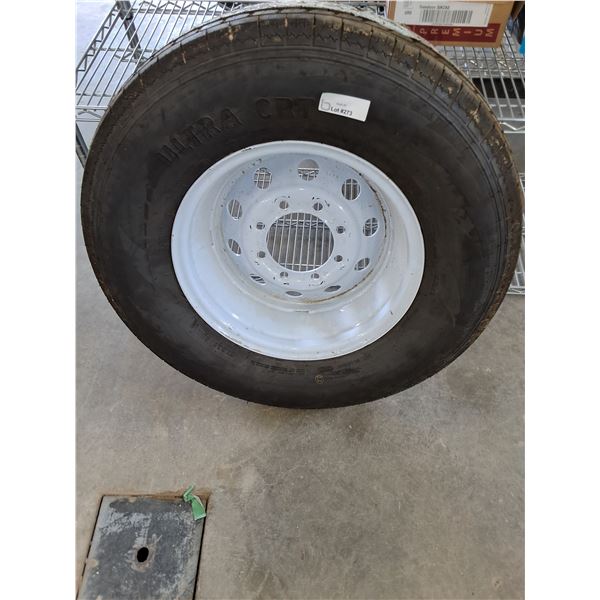 Ultra CRT Tire with Rim ST235/80R16 - New