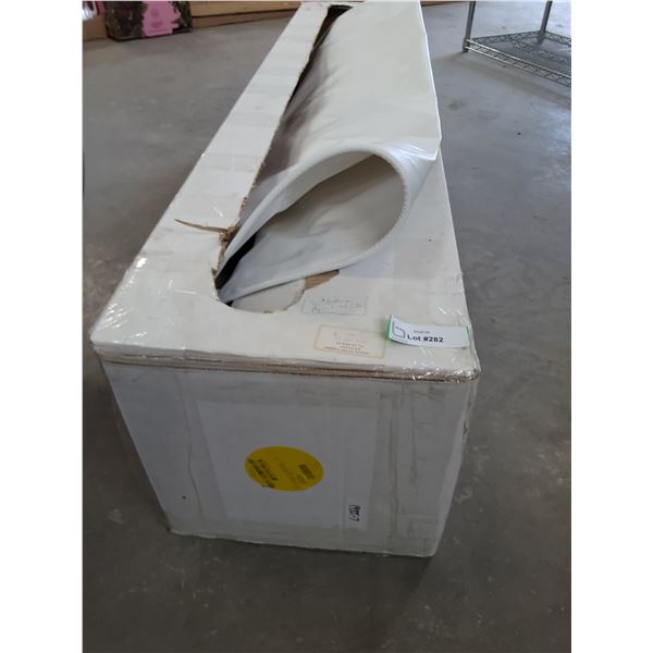 Partial Box of White Slide Fabric 47" Length Box