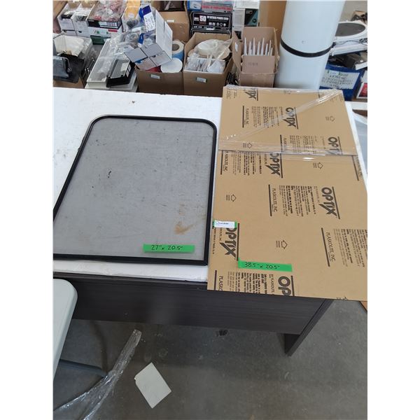 Black Door Panel - Wrapped, Window Screen