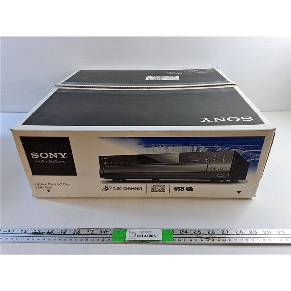 Sony Compact Disc Player - New