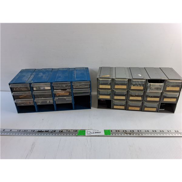 (2) Hardware Organizers and Assorted Hardware