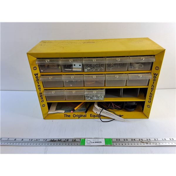 Hardware Organizer and Assorted Hardware