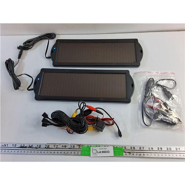 (2) Solar Chargers - As Is