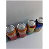 Image 5 : Sprite Cherry Lime, Pepsi Cola Cream Soda, Coca Cola Orange Cream and 7UP Tropical Soda Cans