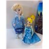 Image 2 : (2) Disney Plush Dolls and Shopping Bag