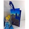 Image 3 : (2) Disney Plush Dolls and Shopping Bag