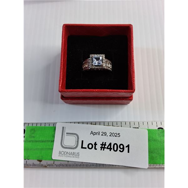 GRA Certified Moissanite D Color Silver Ring - Authenticity Not Guaranteed