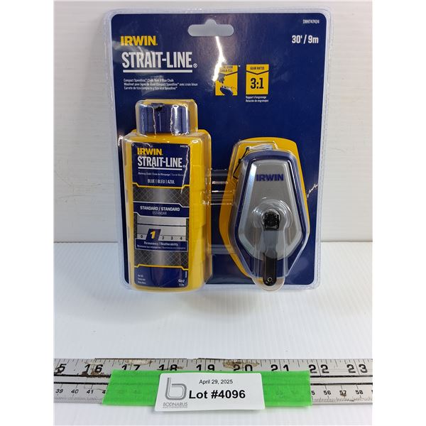Irwin Compact Speedline Chalk Reel and Blue Chalk - Sealed