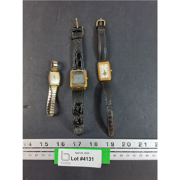 (3) Watches: Assorted - As Is