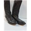 Image 2 : Men's Leather Cowboy Boots - Size 8.5