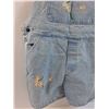 Image 2 : Ladies Jean Shorts Over-Alls - Size Large