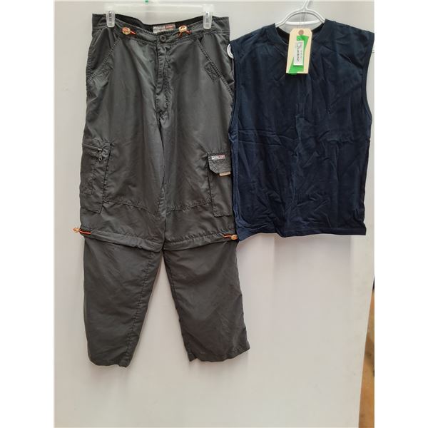 Point Zero Pants Size 34 & Saan for Kids Tank Top (Kids X-Large)