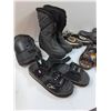 Image 2 : Womens Winter Boots (Size 8), Kids Sandals (4.5), Ladies Size 7 Shoe, Mens Sandals (7)