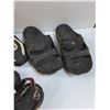 Image 4 : Womens Winter Boots (Size 8), Kids Sandals (4.5), Ladies Size 7 Shoe, Mens Sandals (7)
