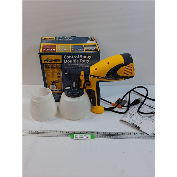 Wagner Control Double Duty Electric Spray Gun w/Box - Powers On