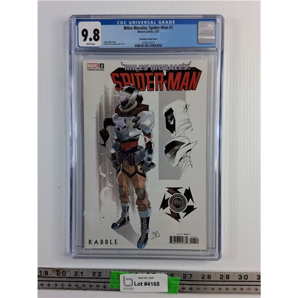 Miles Morales Spider Man 2 Marvel Comics Vicentini Variant Cover