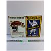 Image 1 : Esso & Michelin Wall Hanging Signs 12 x 8"