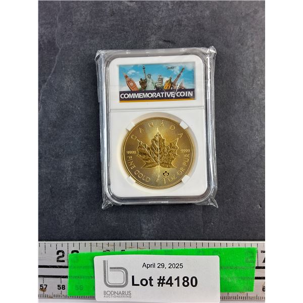 1 Oz Canadian Commerative Gold Coin - Authenticity Not Guaranteed